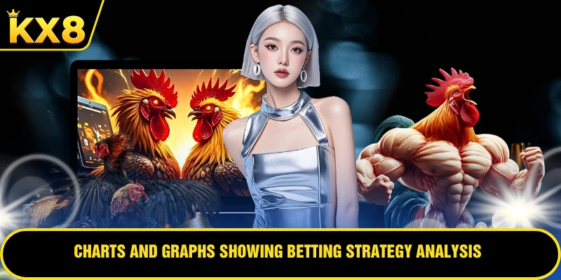 Charts and graphs showing betting strategy analysis