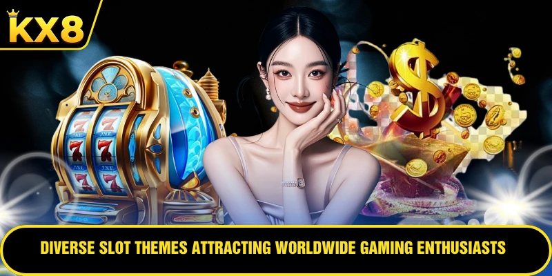 Diverse slot themes attracting worldwide gaming enthusiasts