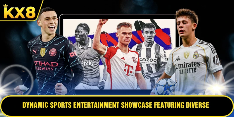 Dynamic sports entertainment showcase featuring diverse
