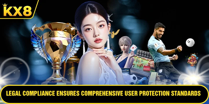 Legal compliance ensures comprehensive user protection standards