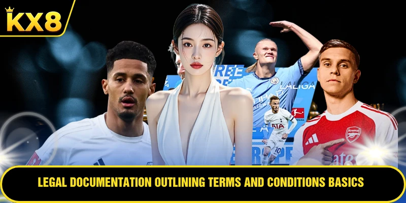 Legal documentation outlining Terms and Conditions basics