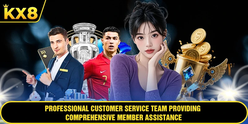 Professional customer service team providing comprehensive member assistance