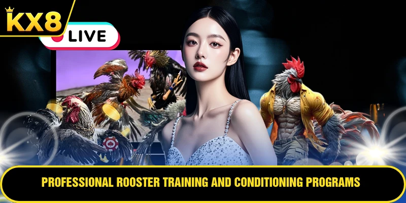 Professional rooster training and conditioning programs