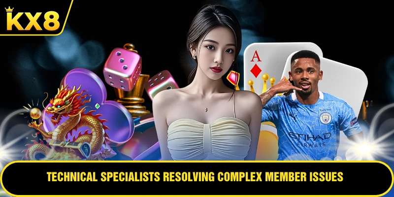 Technical specialists resolving complex member issues